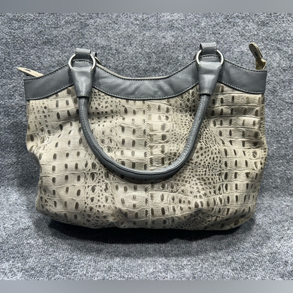 Michael Rome Designs Croc Embossed Leather Bag GB0092